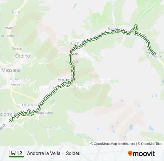 L3 Bus Line Map
