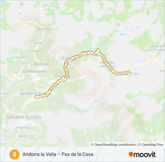L4 Bus Line Map