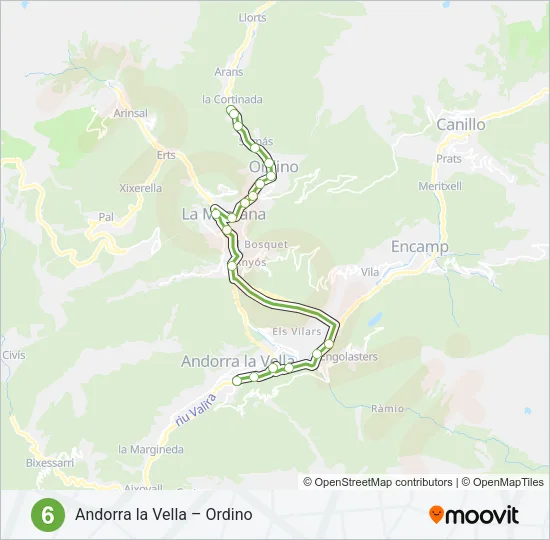 L6 Bus Line Map