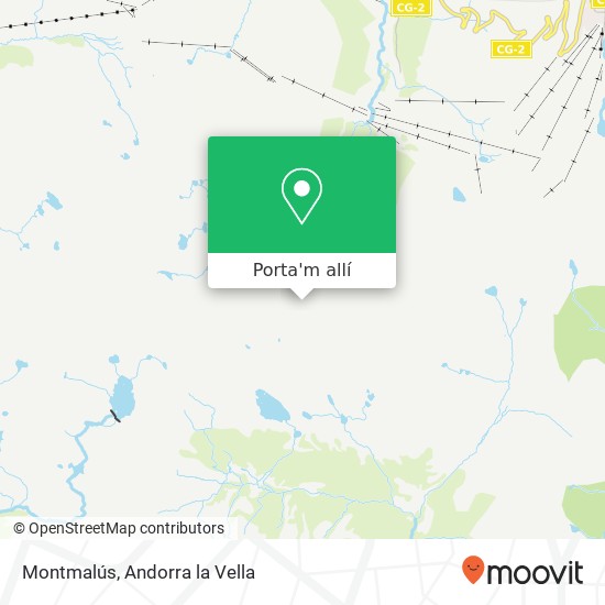 mapa Montmalús