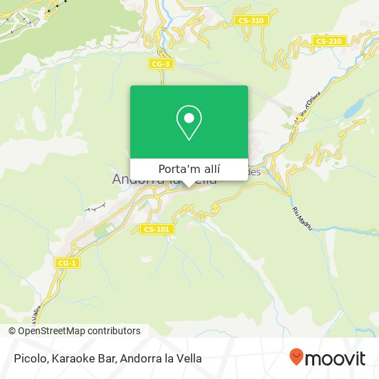 mapa Picolo, Karaoke Bar