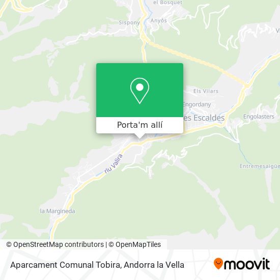 mapa Aparcament Comunal Tobira