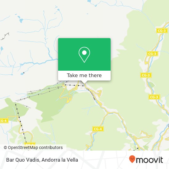 mapa Bar Quo Vadis