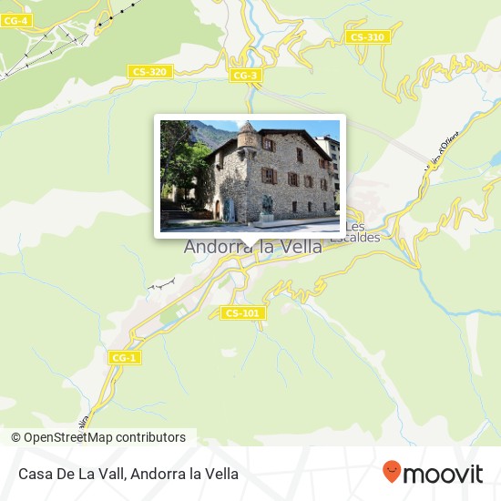 mapa Casa De La Vall