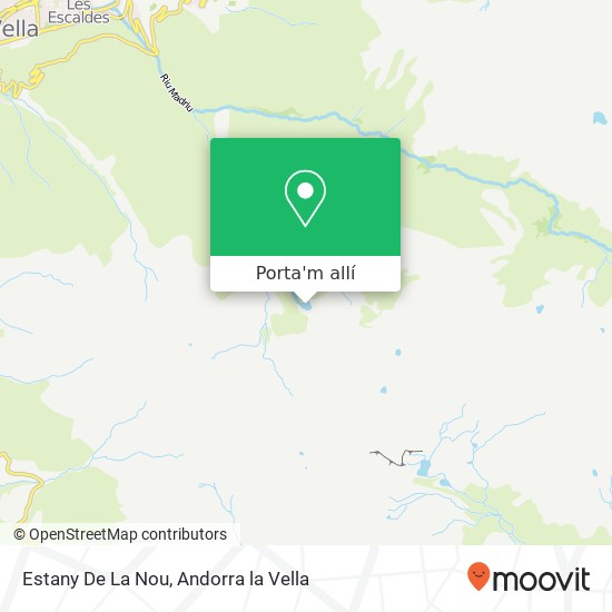 mapa Estany De La Nou