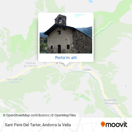 mapa Sant Pere Del Tarter