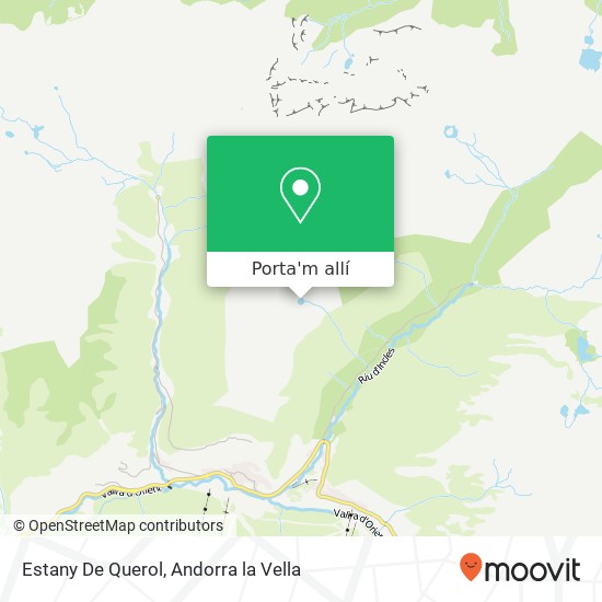 mapa Estany De Querol