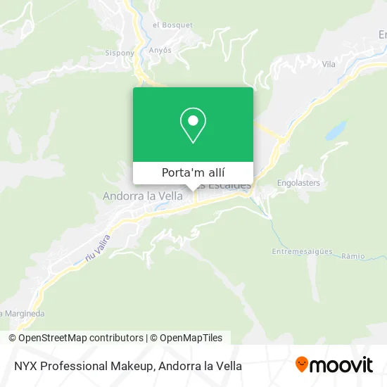 mapa NYX Professional Makeup