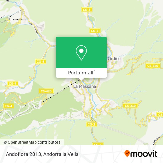 mapa Andoflora 2013