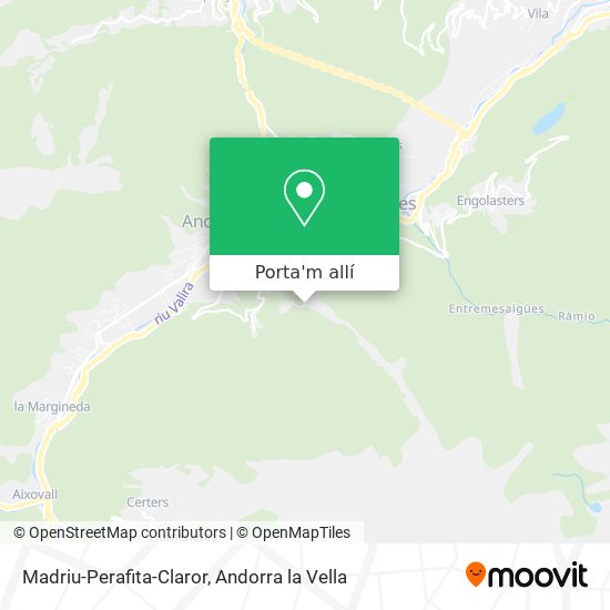 mapa Madriu-Perafita-Claror