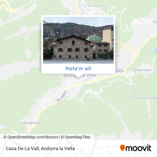 mapa Casa De La Vall