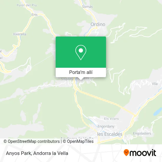 mapa Anyos Park