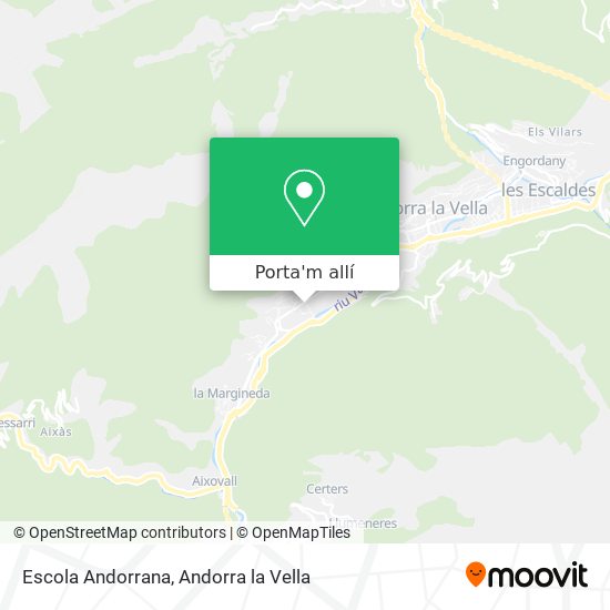 mapa Escola Andorrana