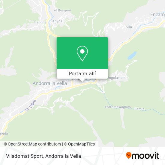 mapa Viladomat Sport
