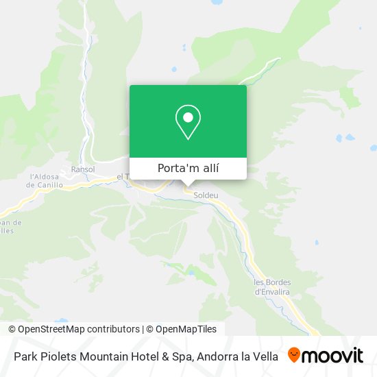mapa Park Piolets Mountain Hotel & Spa