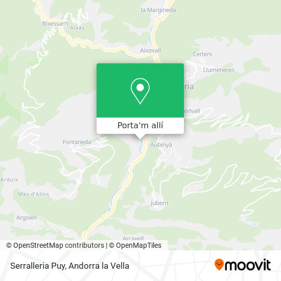 mapa Serralleria Puy