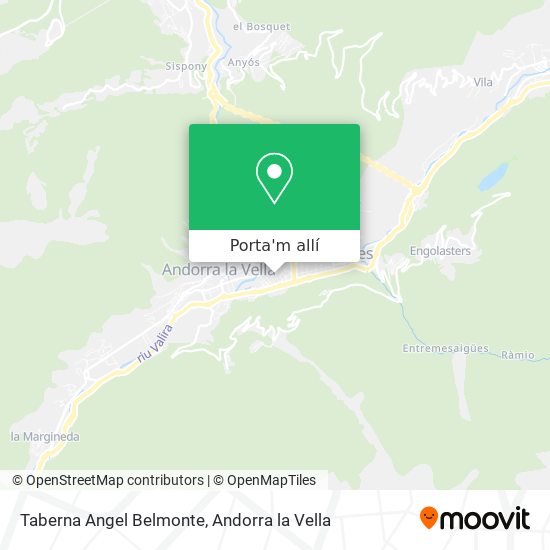 mapa Taberna Angel Belmonte