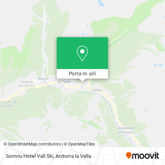 mapa Somriu Hotel Vall Ski