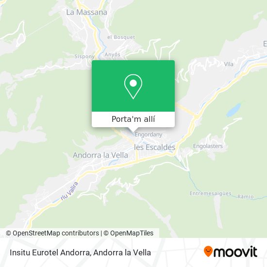 mapa Insitu Eurotel Andorra