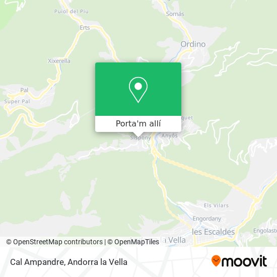 mapa Cal Ampandre
