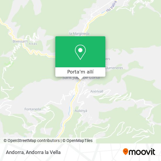 mapa Andorra