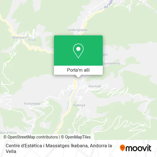 mapa Centre d'Estètica i Massatges Ikebana