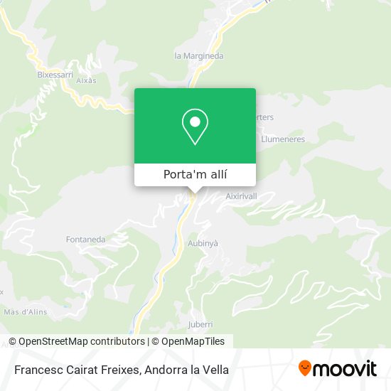 mapa Francesc Cairat Freixes