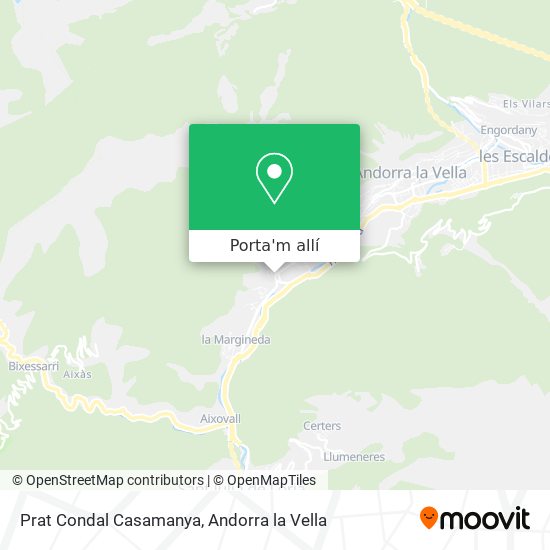 mapa Prat Condal Casamanya