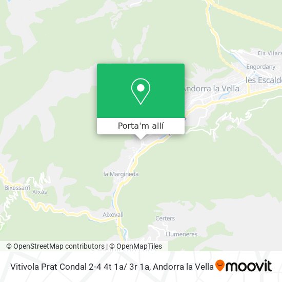 mapa Vitivola Prat Condal 2-4 4t 1a/ 3r 1a
