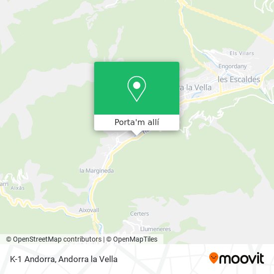 mapa K-1 Andorra