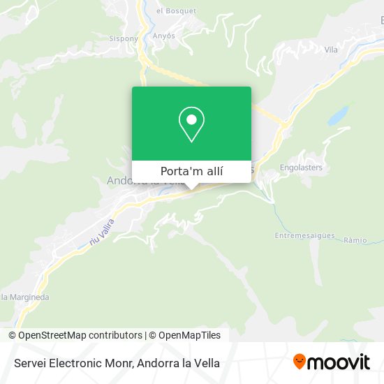 mapa Servei Electronic Monr