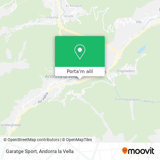 mapa Garatge Sport