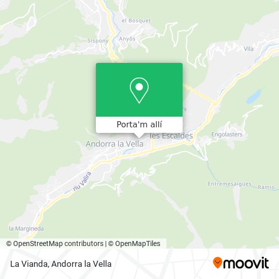 mapa La Vianda