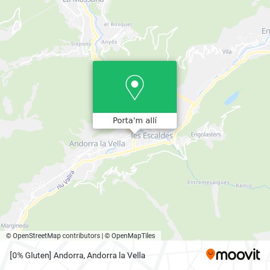 mapa [0% Gluten] Andorra