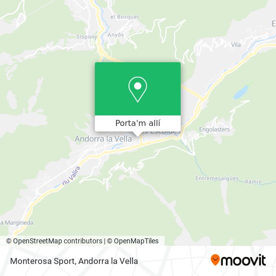 mapa Monterosa Sport