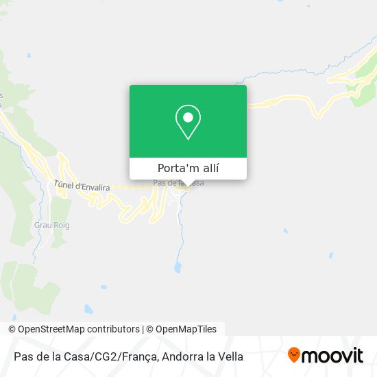 mapa Pas de la Casa/CG2/França