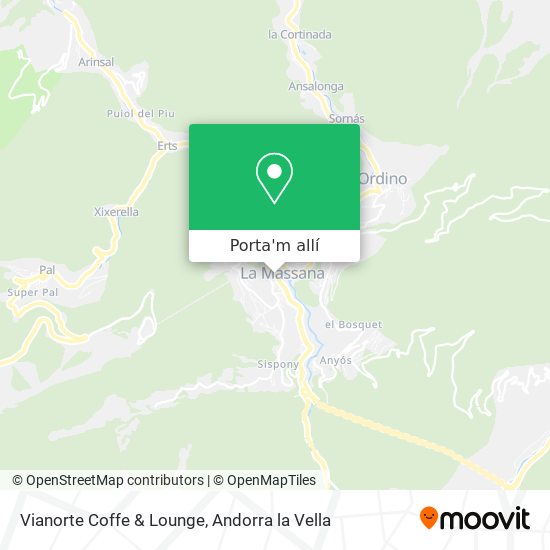 mapa Vianorte Coffe & Lounge