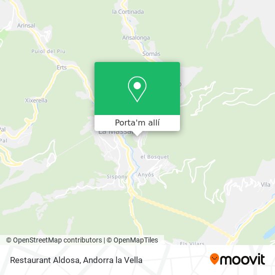 mapa Restaurant Aldosa