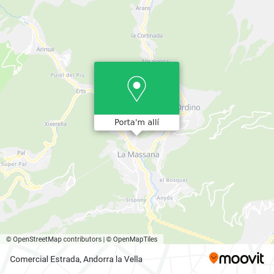 mapa Comercial Estrada