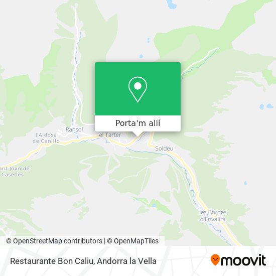 mapa Restaurante Bon Caliu