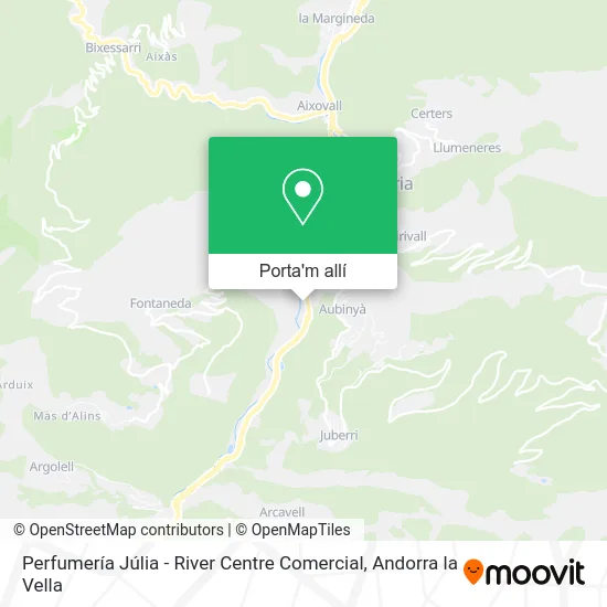 mapa Perfumería Júlia - River Centre Comercial