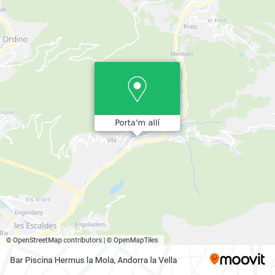 mapa Bar Piscina Hermus la Mola