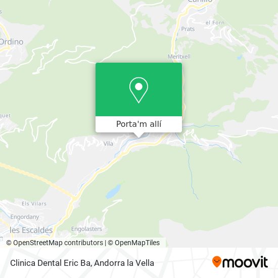 mapa Clinica Dental Eric Ba