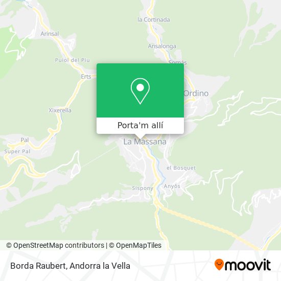 mapa Borda Raubert