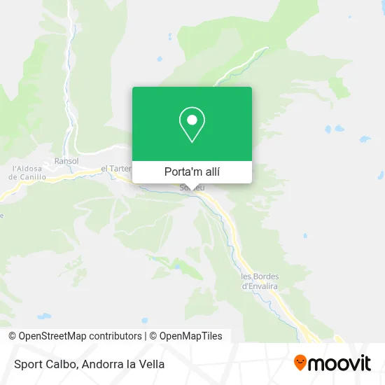 mapa Sport Calbo