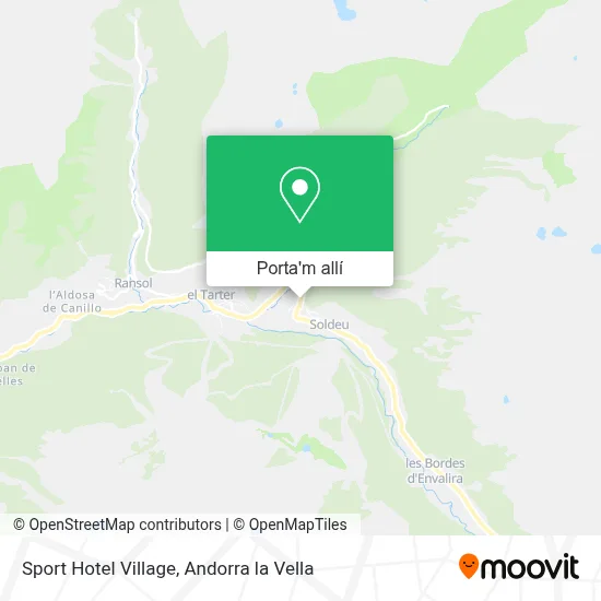 mapa Sport Hotel Village