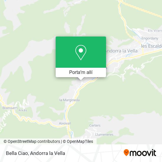 mapa Bella Ciao