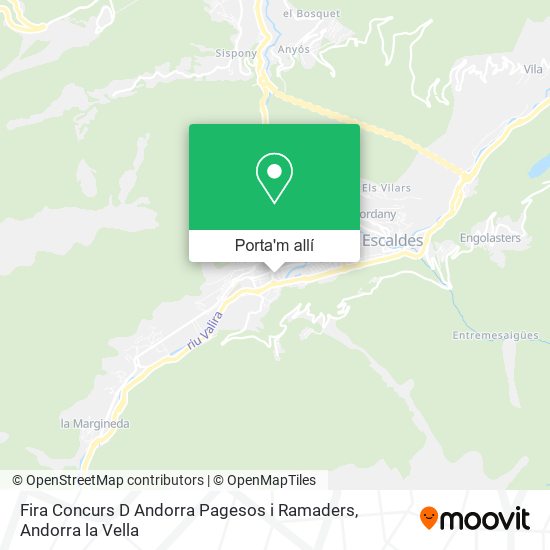 mapa Fira Concurs D Andorra Pagesos i Ramaders