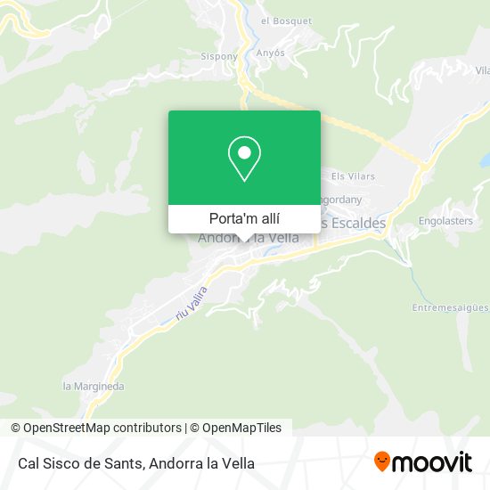 mapa Cal Sisco de Sants