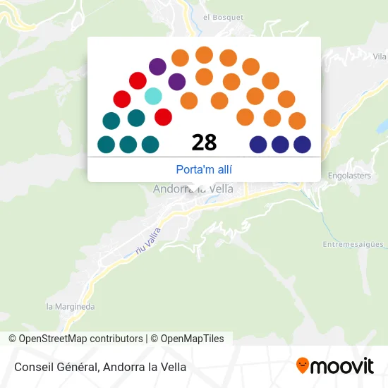 mapa Conseil Général